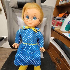 1967 Vintage Original Mrs Beasley Doll*She TALKS!!!* All Original*Glasses Repro!
